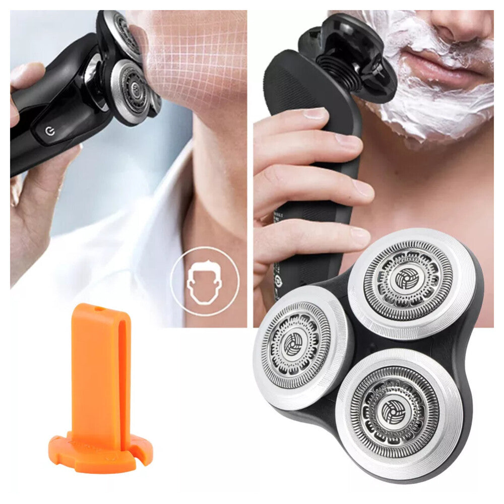 SH90 Replacement Heads (with Whole Base) Compatible with Philips Norelco Shavers Series 9000