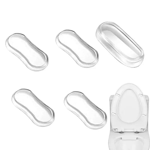 5Pcs Silicone Toilet Seat Buffer Pad Replacement Toilet Seat Bumper – Compatible with Seat