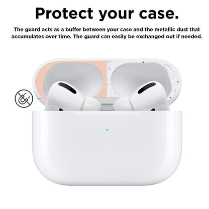 Electroplate Compatible with AirPods Airpod Pro Dust Guard Iron Shavings Metal Film Sticker