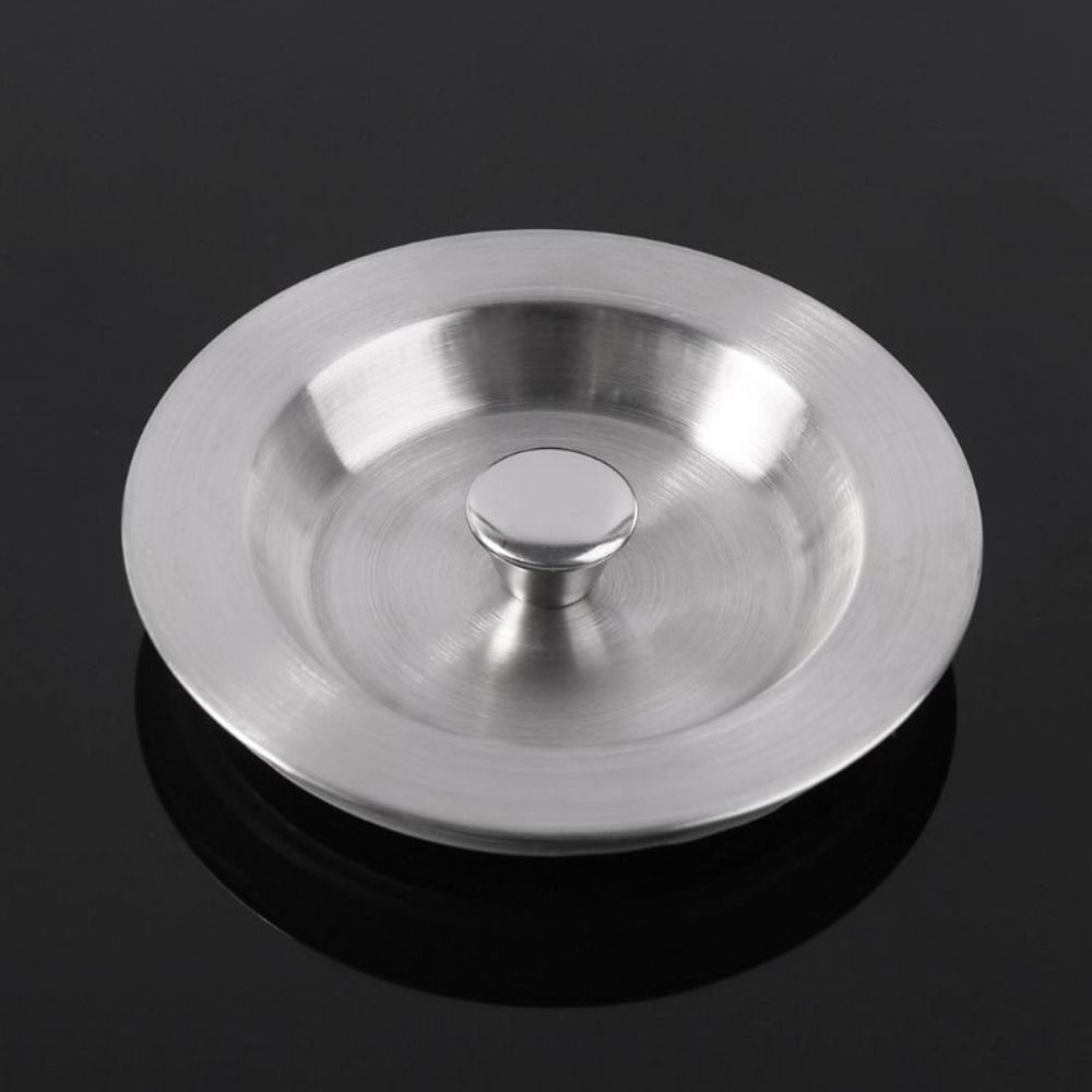 Bath Tub Sink Sink Stopper Stainless Steel Filter Plug  55-63mm Drain Hole