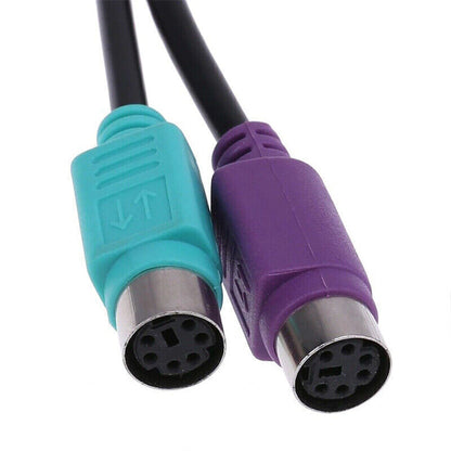 USB Male to PS2 Female Adapter Active Converter Cable Barcode scanner KVM Switch