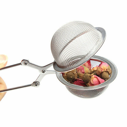 2pcs Herbs Loose Strainer Tea Mesh Ball Infuser Leaf Stainless Reusable