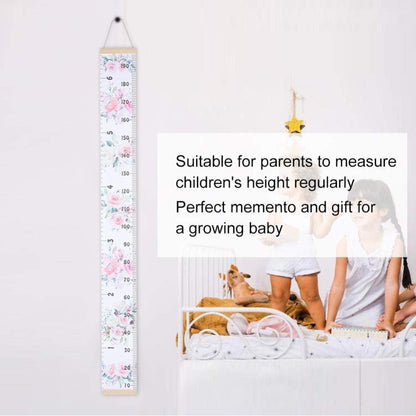 Kids Height Growth Ruler Chart Children Wall Hanging Personalised Measure Wooden