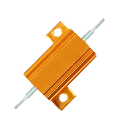 10/25/50W Watt Shell Power Aluminum Housed Case Wirewound Resistor 0.1-470 Ohm