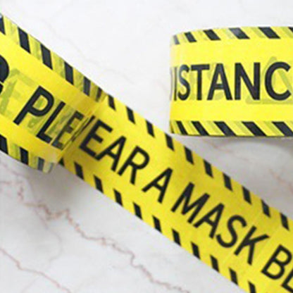 Yellow Tape Caution Signs Adhesive Tape Danger Identification Tape  Universal