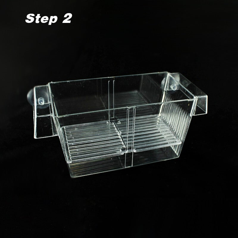 Large Breeding Aquarium Fish Tank Guppy Hatchery Breeder Rearing Isolation Box