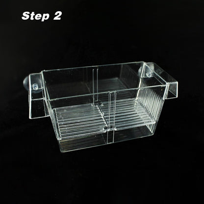 Large Breeding Aquarium Fish Tank Guppy Hatchery Breeder Rearing Isolation Box