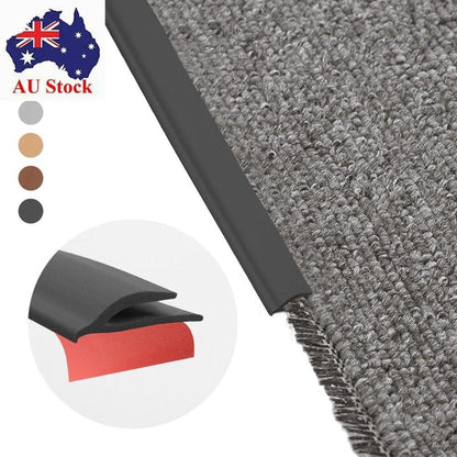 Cuttable Carpet Edge Trim Strip Self Adhesive Rug Edge Protector  Household