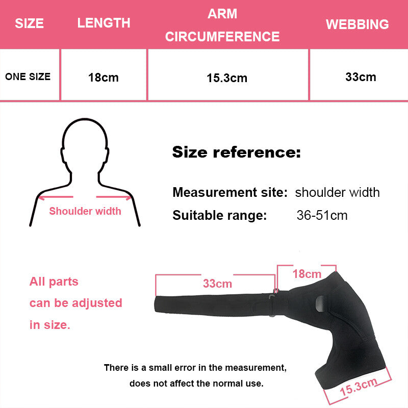 Left/Right Shoulder Brace Rotator Cuff Support Injury Dislocate Compression Wrap