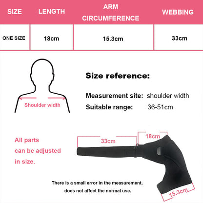 Left/Right Shoulder Brace Rotator Cuff Support Injury Dislocate Compression Wrap