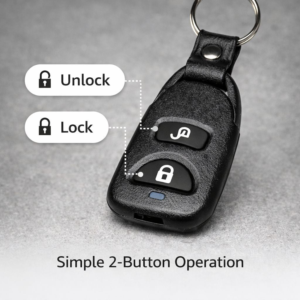 Car Universal Door Locking Keyless Entry System Auto Remote Central Control Kit