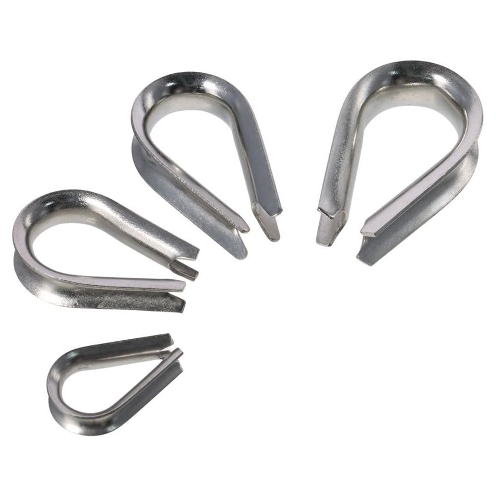 10pcs 1.5-12mm Rope Thimble Rigging Thimbles Ring Clamp  Rope Connecting Head