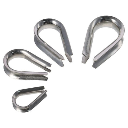 10pcs 1.5-12mm Rope Thimble Rigging Thimbles Ring Clamp  Rope Connecting Head