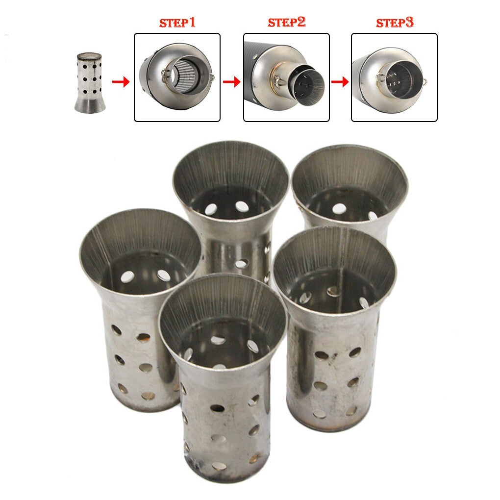 51MM Universal Motorcycle Exhaust Muffler Pipe Silencer Baffle DB Killer