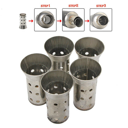 51MM Universal Motorcycle Exhaust Muffler Pipe Silencer Baffle DB Killer