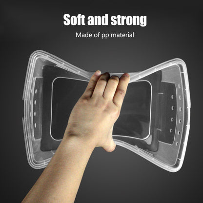 Clear Plastic Reptile Breeder Case Small Enclosure Isopod Bugs Carrier Terrarium