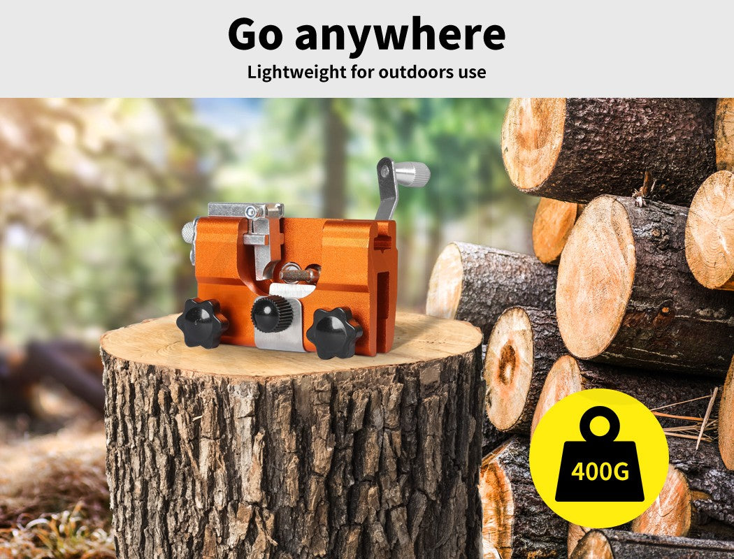 Portable Chainsaw Sharpener Jigs With 5 Grinding Head Tool Chain Saw