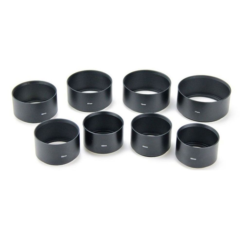 Metal Lens Hood for Canon/Nikon 40.5/43/46/49/52/55/58/62/67/72mm