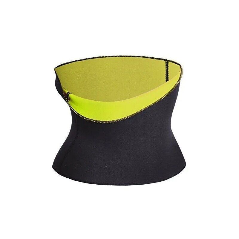 Hot Fit Body Shaper Slimming Belt Waist Trainer Tummy Trimmer Sweat Fat Burn OZ