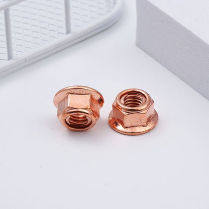 High Quality Tool Flashed Exhaust Copper M8 Nut 8mm Nuts High Temperature Nuts