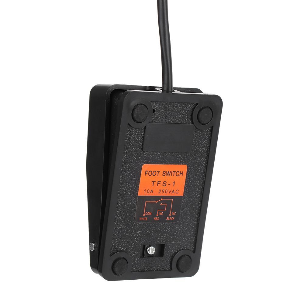 Black Foot Switch Nonslip Foot Controller Momentary Pedal  Industrial