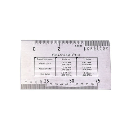 Tool Guitar Measuring Luthier Caliper Height Measurement String Gauge Ruler