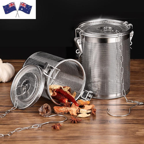Kitchen Tools Seasoning Cage Stainless Steel Basket Filter Bag Spice Basket