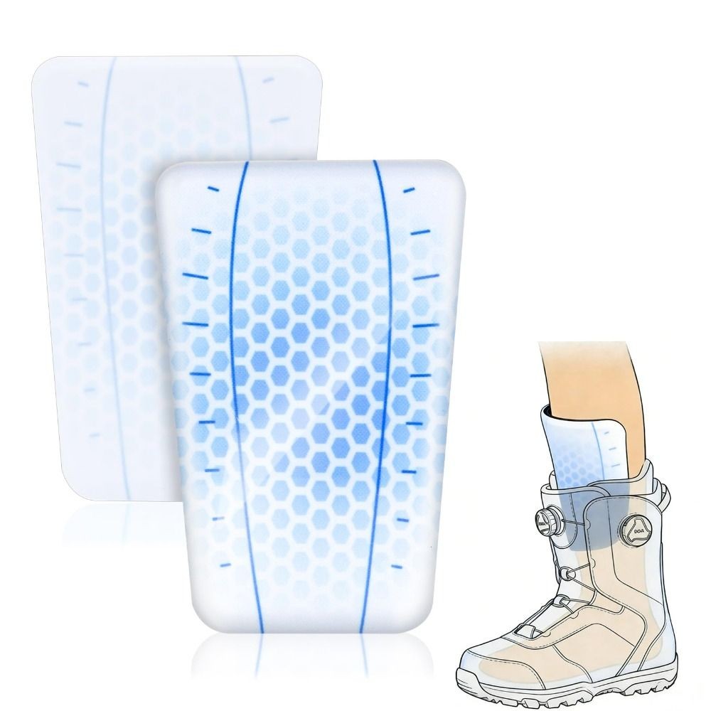 Shock Absorption Ski Gel Guards Reusable Shin Pads  Skiing Equipment