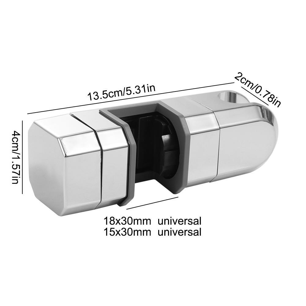Adjustable 15mm-30mm Shower Head Slider Bar Bracket Lifting Rod Clamp Holder