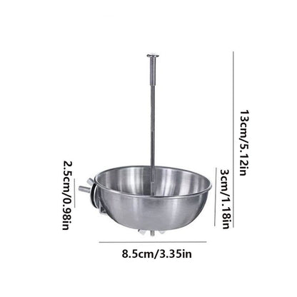 Large Capacity Bird Food Holder Splash-Proof Vegetable Skewer  Small Parrot