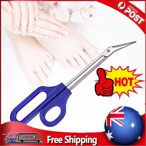 Long Handled Toe Nail Clippers Angled Scissors Cutters Chiropody Thick Large BH