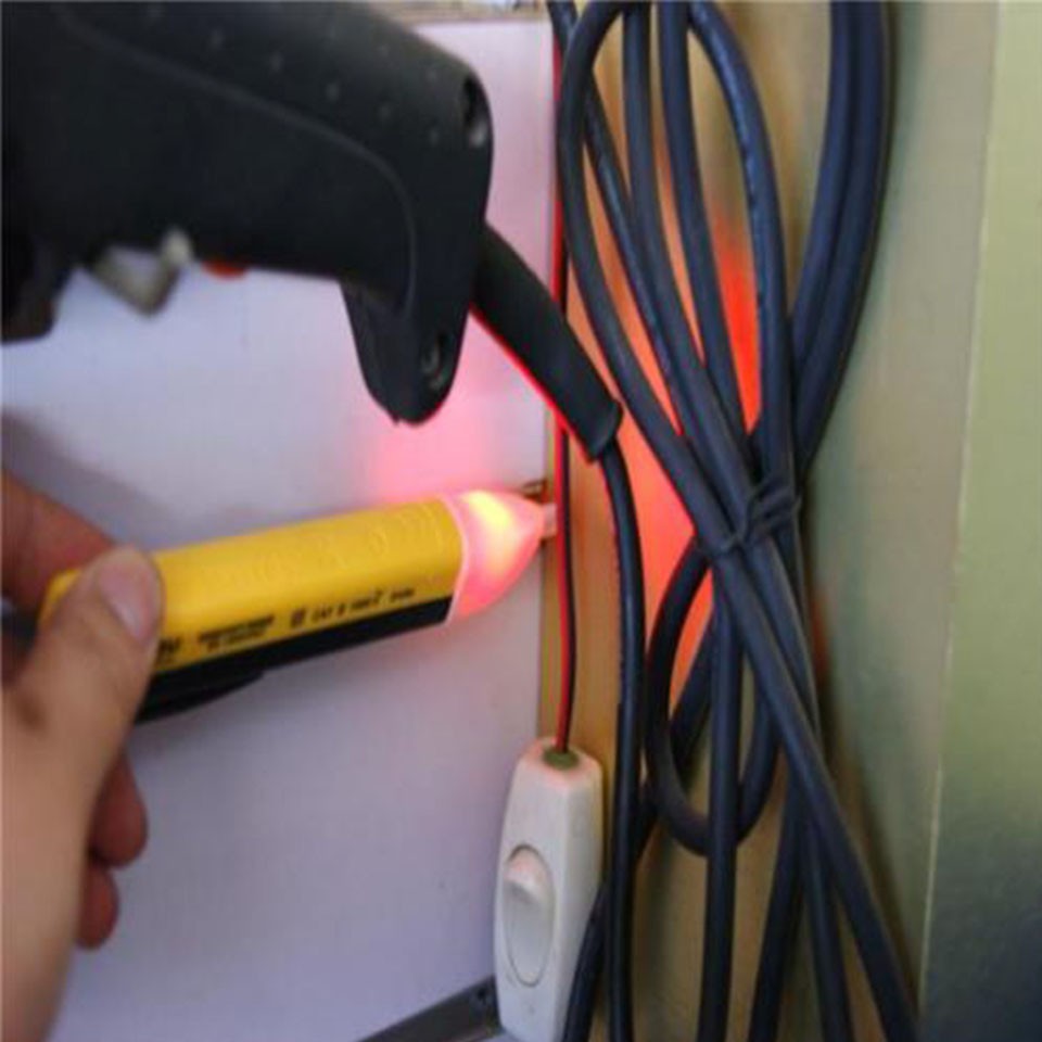 LED Voltage Alert Pen AC 90-1000V Non Contact Tester Electric Detector Tool AAA