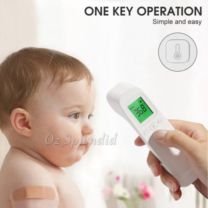 Digital IR Thermometer Forehead Ear Non-contact Infrared Body Temperature Gun AU