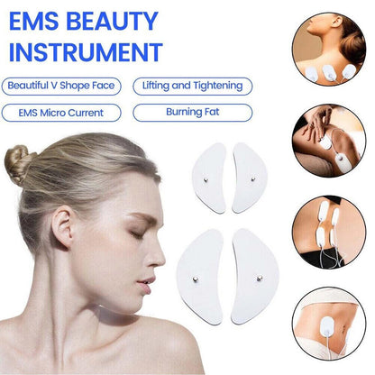 EMS Facial Body Muscle Stimulator Electrode Face Cheek Slim Beauty Massager New