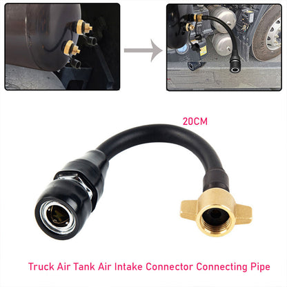 Truck Air Tank Air Intake Connector Connecting Pipe Truck Air Pipe Dust Blower