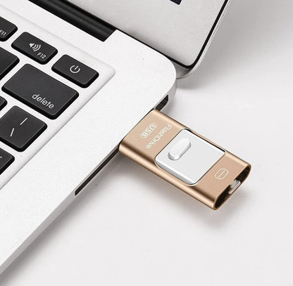 4 in 1 Memory Photo Stick USB 3.0 Flash Drive Type Compatible with iPhone Android iPad AU