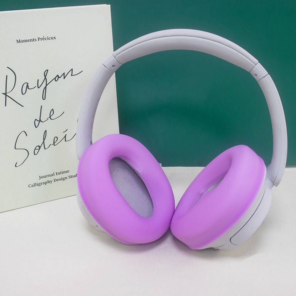 Silicone Headphone Protector Ear Pad Cover Compatible with Sony WH-CH720N Bluetooth Headset