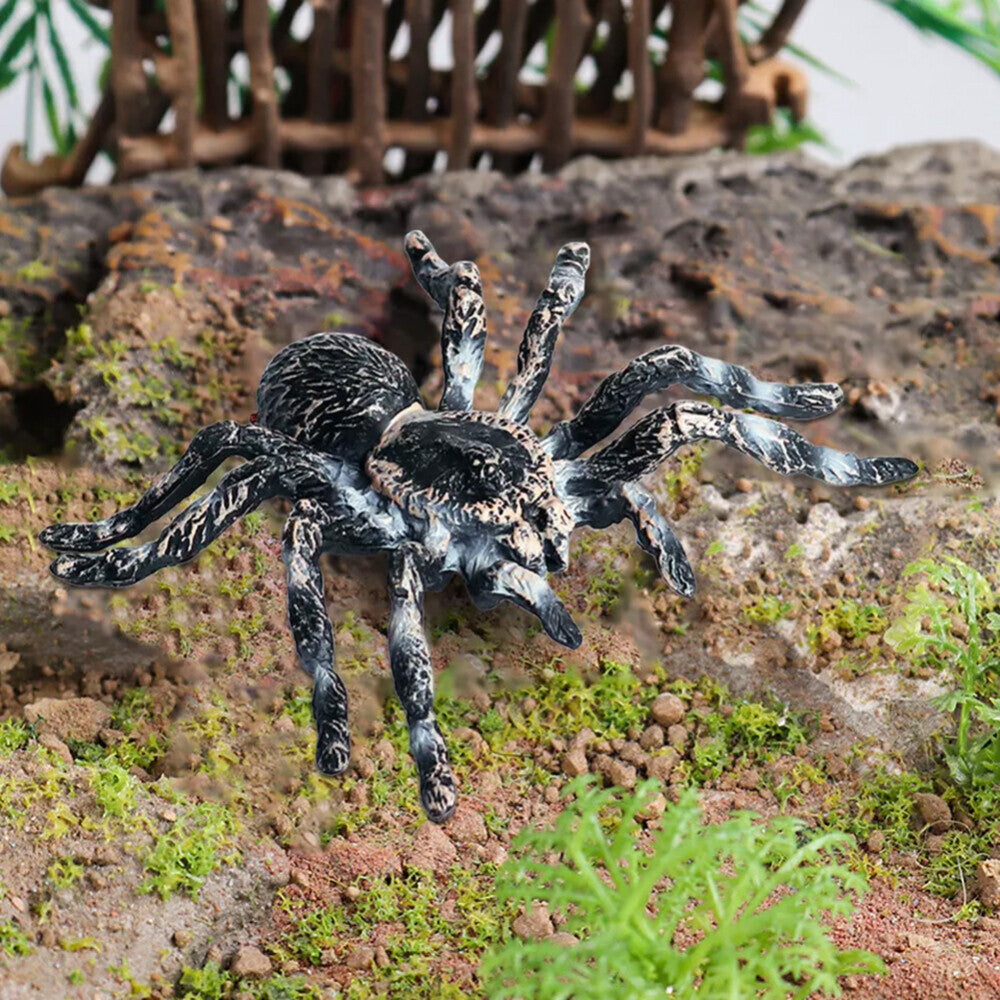 3/5PC Prank Spider Realistic Plastic Fake Insect Gag Joke Toy Halloween Props AU