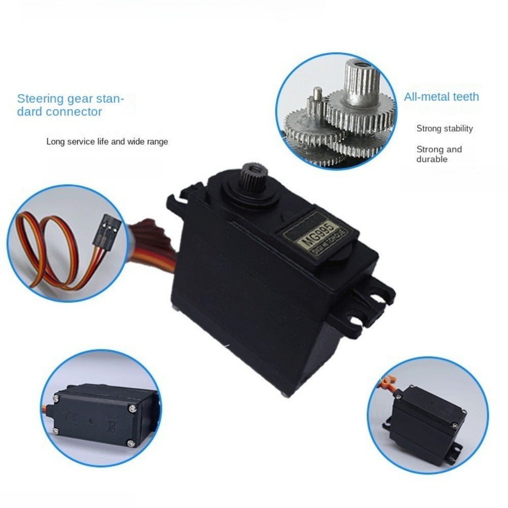 180 360 Degree Metal Gear Servo Motor Model Airplane Motors  for RC Car Robot