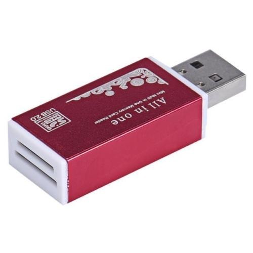 USB 2.0 Multi Memory Card Reader SD SDHC MicroSD M2 MS Pro Duo MMC MiniSDHC Fast