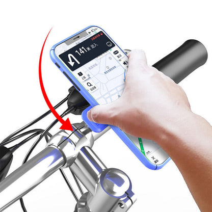 Phone Mount Quick Twist Lock Bike Motorcycle Handlebar Holder Shock Absorber AU