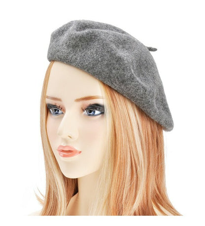 Women's Ladies Acrylic Wool French Beret Hat Cap Winter Warm Hats AUS Stock
