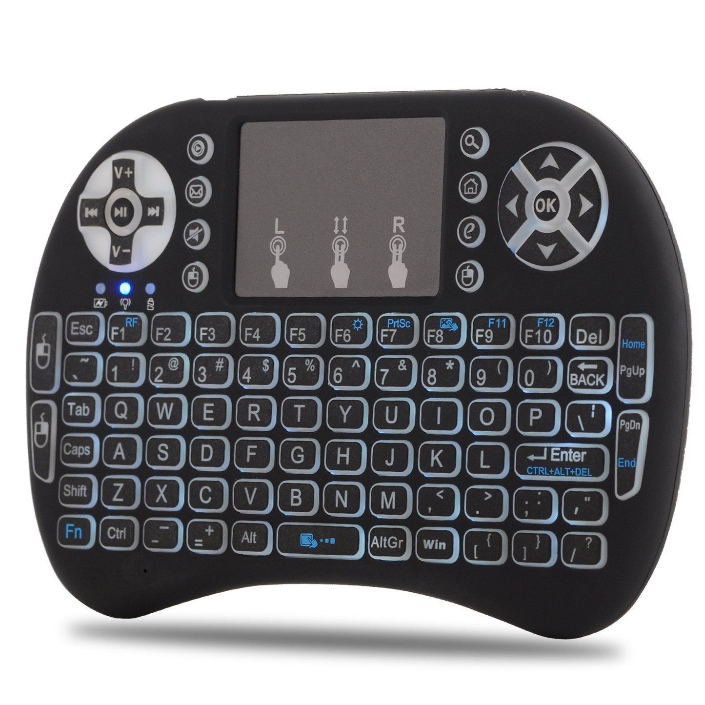Backlight Mini i8 Air Mouse Wireless Keyboard 2.4G With Touchpad For TV Box Pad