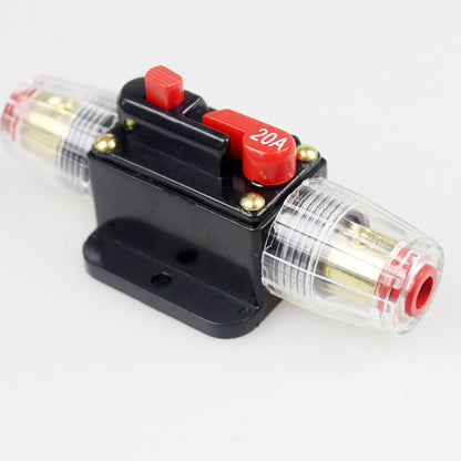 20-150AMP Circuit Breaker Dual Battery IP67 Waterproof Fuse Manual Reset 12V 24V