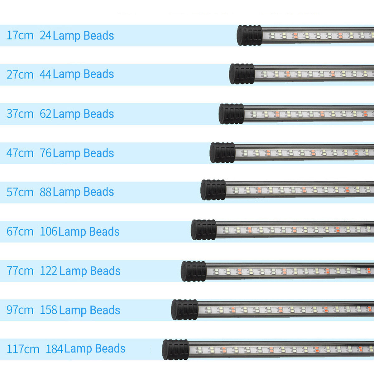 Fish Tank Aquarium LED Light RGB Full Spectrum Waterproof Lamp Aqua Lighting AU