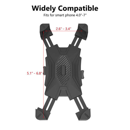 360° Rotation Mobile Phone Holder Handlebar Mount for Motorcycle Bicycle Bike