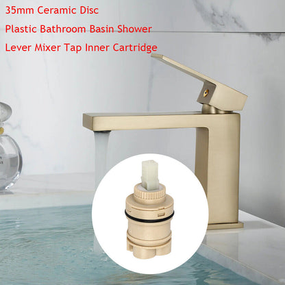 35mm Ceramic Tap Cartridge Mixer Valve Core Home Shower Bathroom Tap Replacement