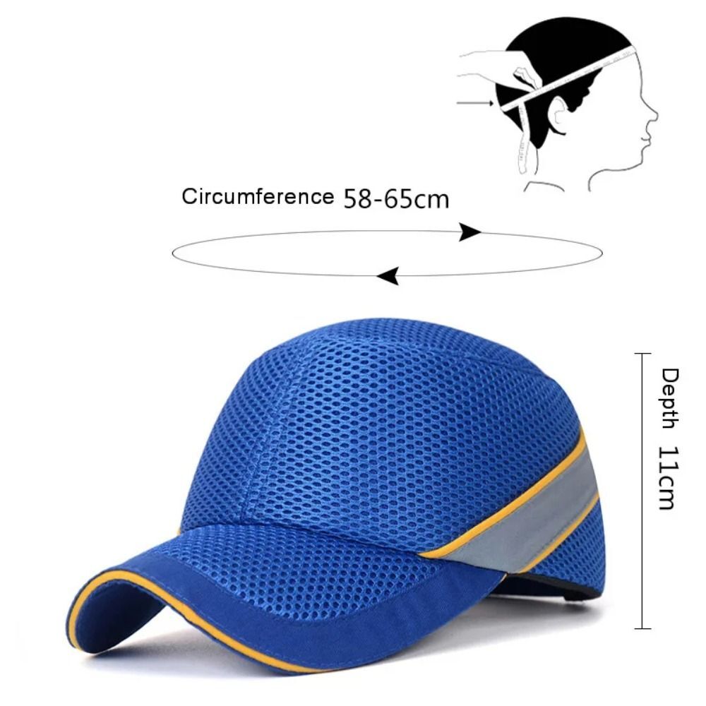 Work Safety Bump Cap Portable Baseball Hat Comfortable Head Protection Unisex