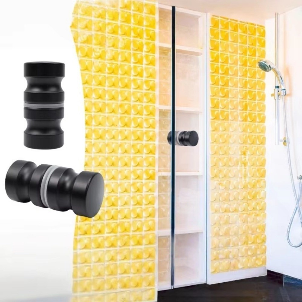 Aluminum Shower Glass Door Handle Sliding Shower Doors Knob  Bathroom Hardware