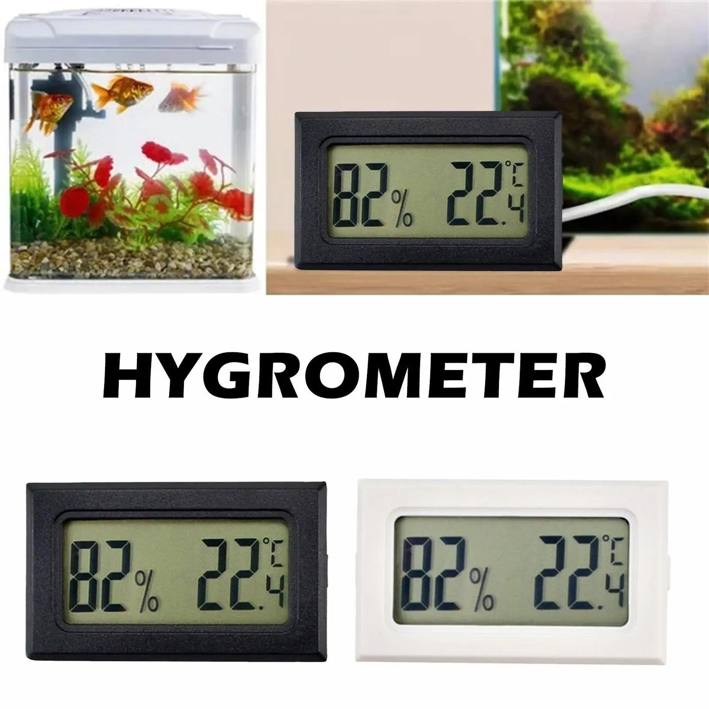 LCD Mini Digital Thermometer Hygrometer Temperature Humidity Meter Gauge